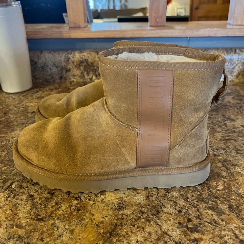UGG Brown Suede Ankle Booties